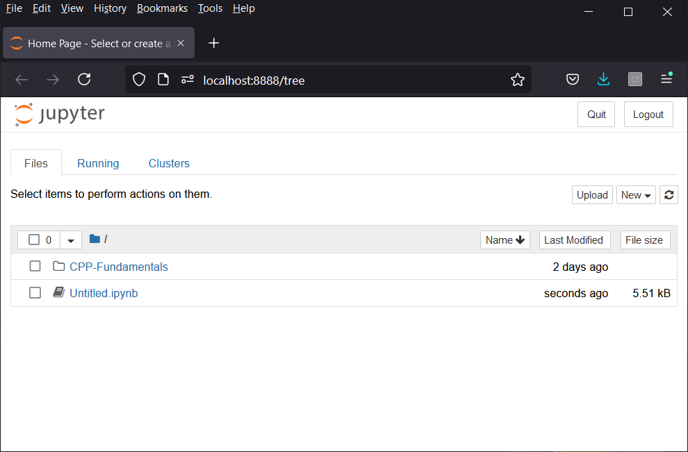 CPP Jupyter Notebook in browser